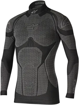 ALPINESTARS Ride Tech Winter Long Sleeve Underwear Top - Black/Gray - XS/S 4752117106-XS/S