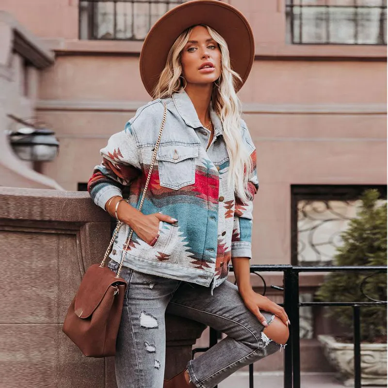 Boho Denim Jacket