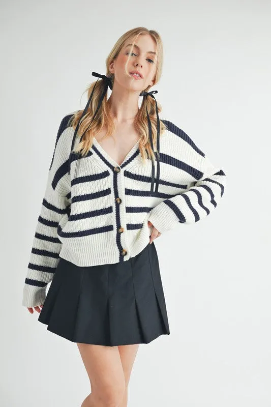 Bona Striped Cardigan