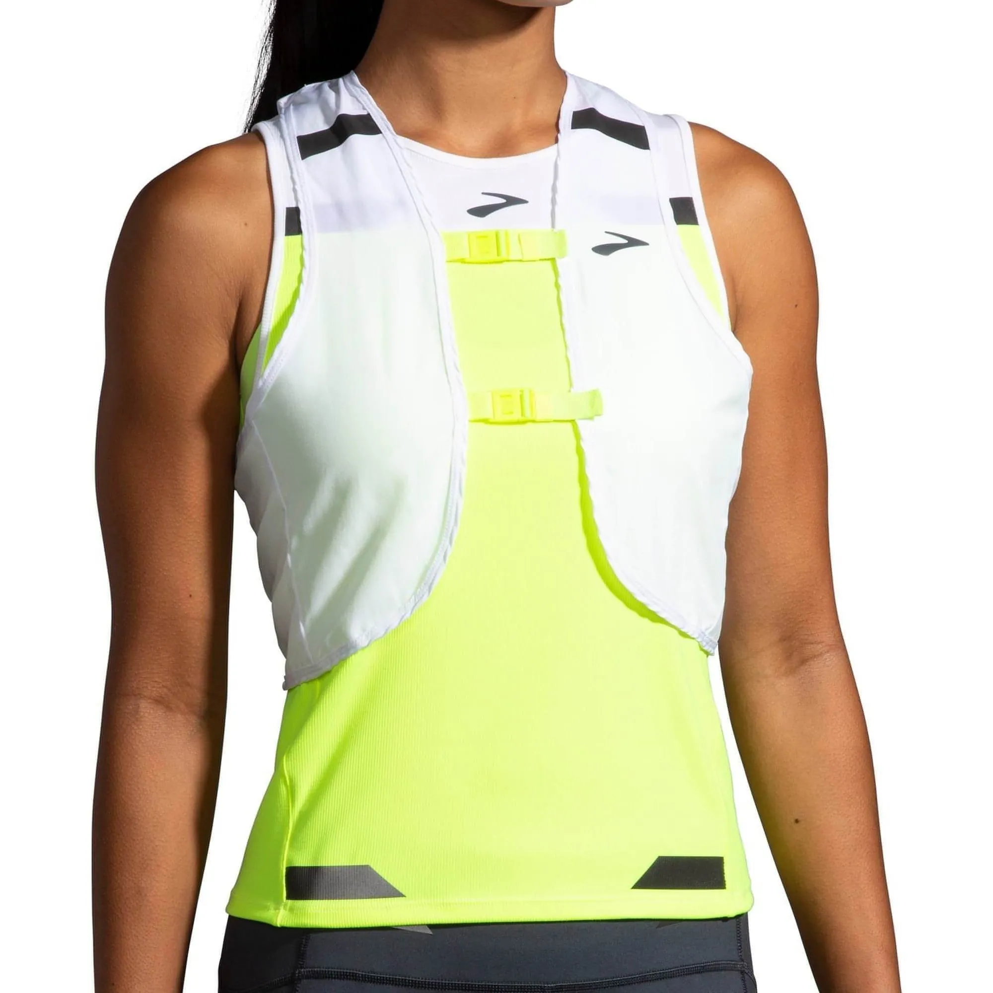 Brooks Run Visible Convertible Womens Running Jacket - White