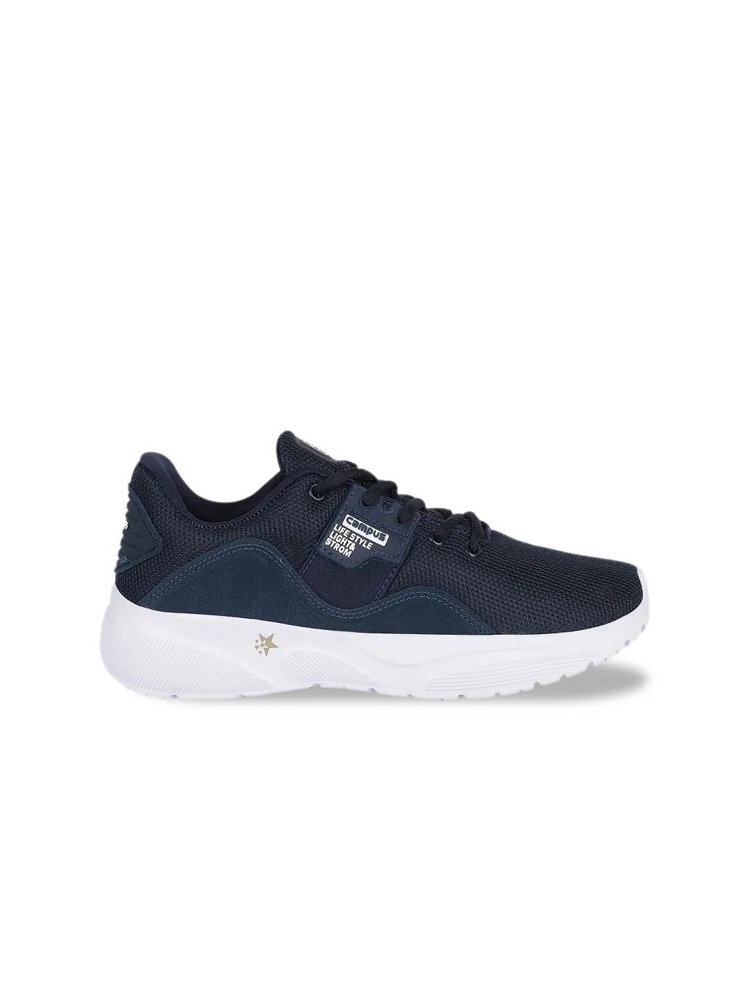 Campus Women Blue Mesh Running Shoes