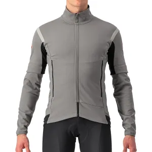 Castelli Perfetto Ros 2 Convertible Mens Cycling Jacket - Grey