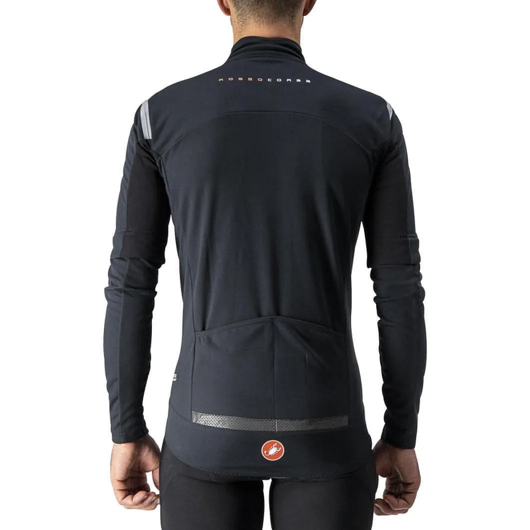 Castelli Perfetto Ros Convertible Mens Cycling Jacket - Black