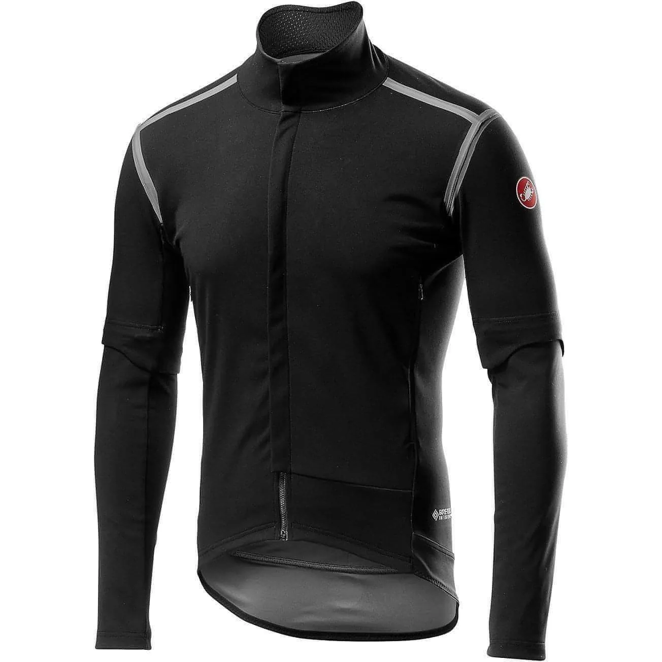 Castelli Perfetto Ros Convertible Mens Cycling Jacket - Black