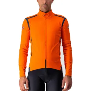 Castelli Perfetto Ros Convertible Mens Cycling Jacket - Orange