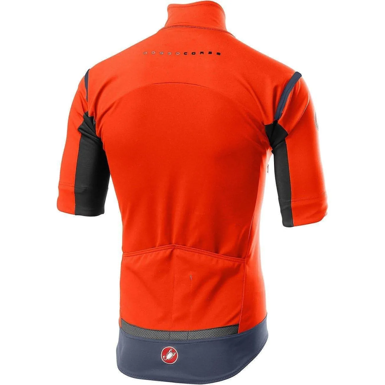 Castelli Perfetto Ros Convertible Mens Cycling Jacket - Orange