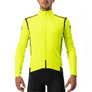 Castelli Perfetto Ros Convertible Mens Cycling Jacket - Yellow