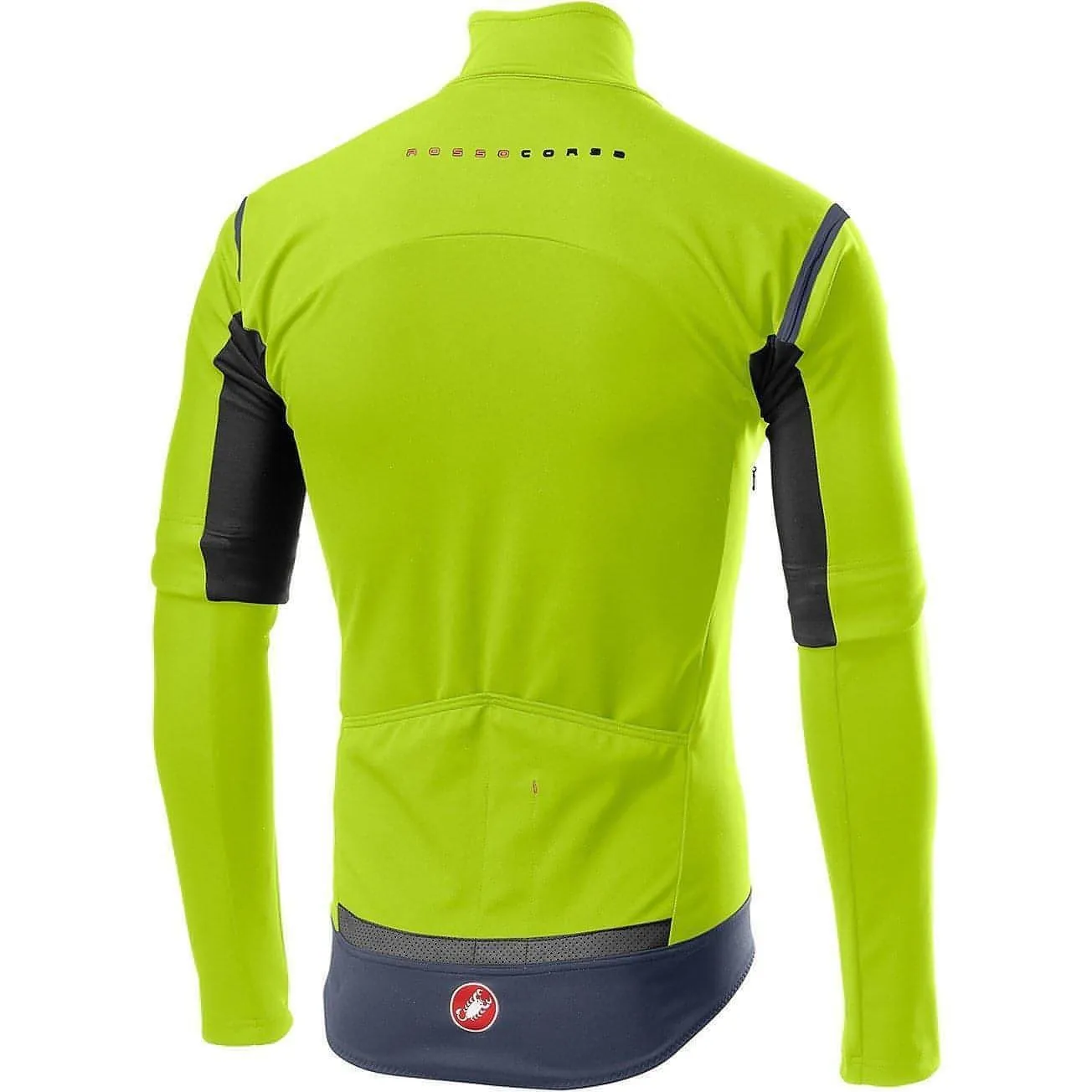 Castelli Perfetto Ros Convertible Mens Cycling Jacket - Yellow