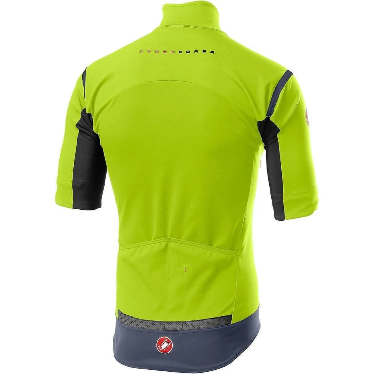 Castelli Perfetto Ros Convertible Mens Cycling Jacket - Yellow