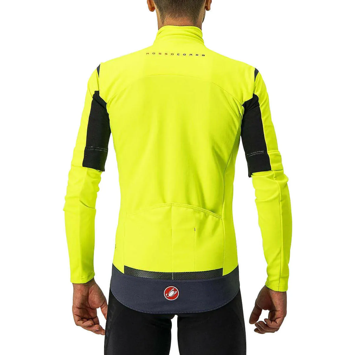 Castelli Perfetto Ros Convertible Mens Cycling Jacket - Yellow