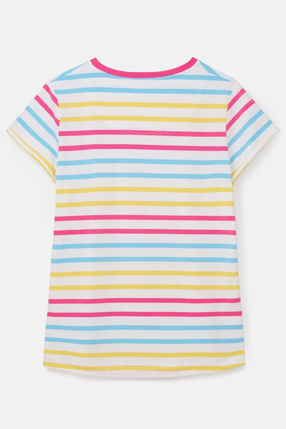 Causeway Tee - Pink Sky Blue Stripe