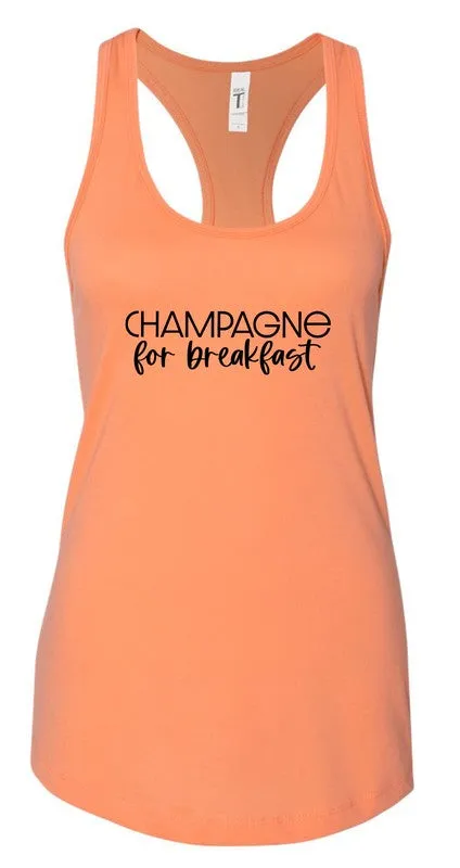 Champagne for Breakfast Summer Graphic Tank *Online Only*