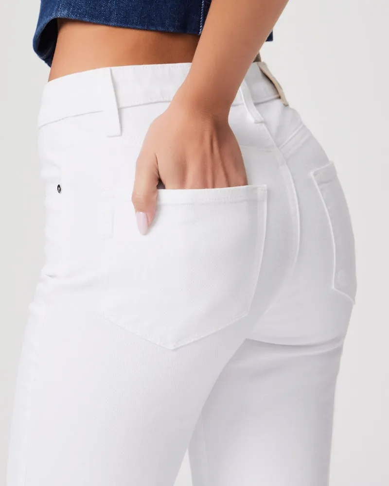 Charlie Flare Jeans - Crisp White