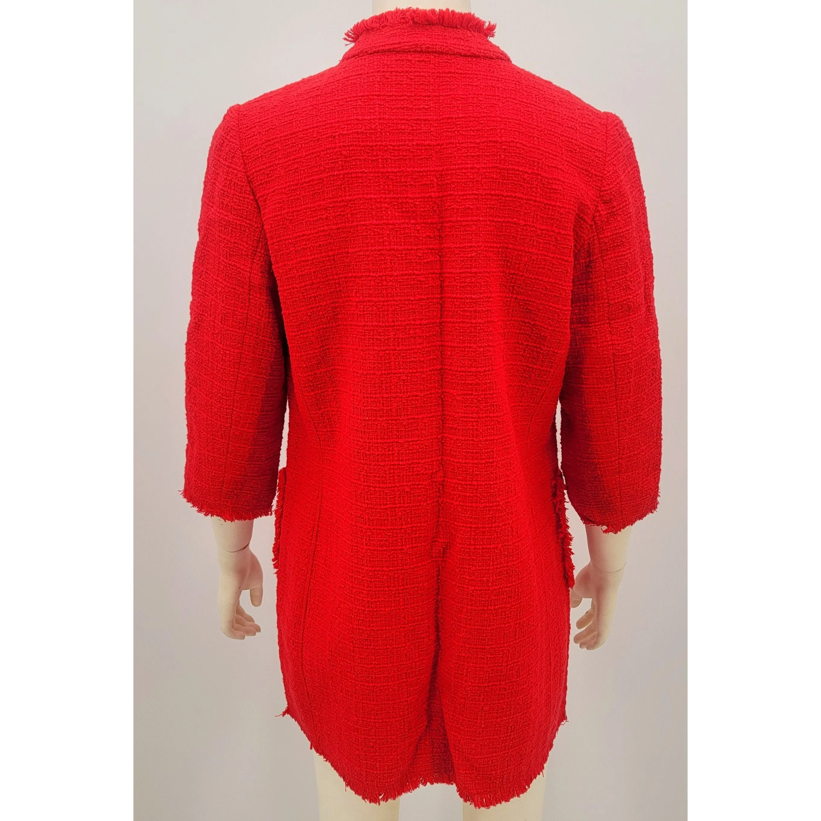 Chicos Boiled Wool Ottoman Jacket, Size 1