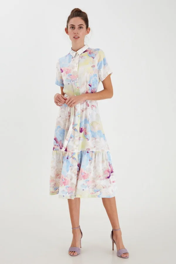 Cloudy Dress Multi Coloured