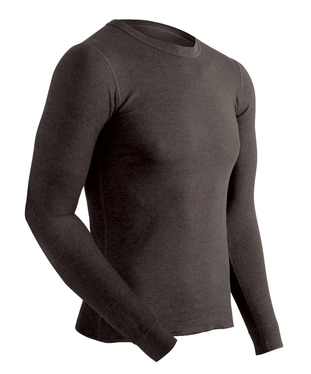 ColdPruf Men’s Performance Base Layer Thermal Underwear Shirt - Black