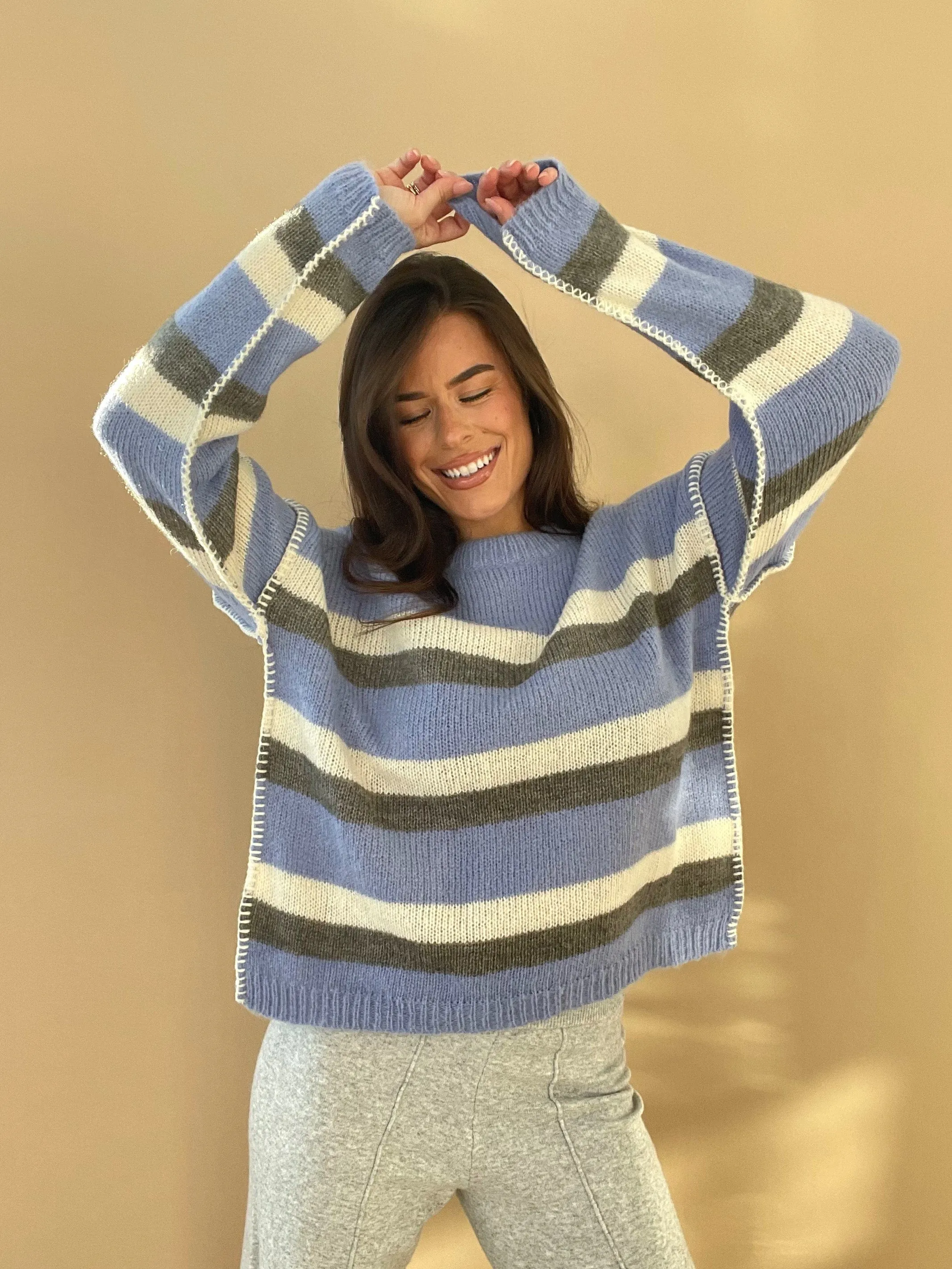 Cool Touch Striped Sweater