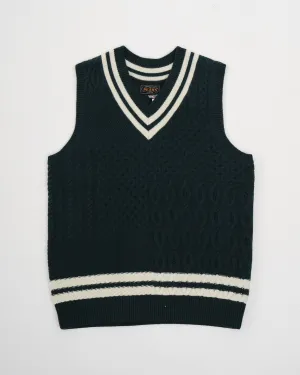 Cricket Vest Patchwork Like Green