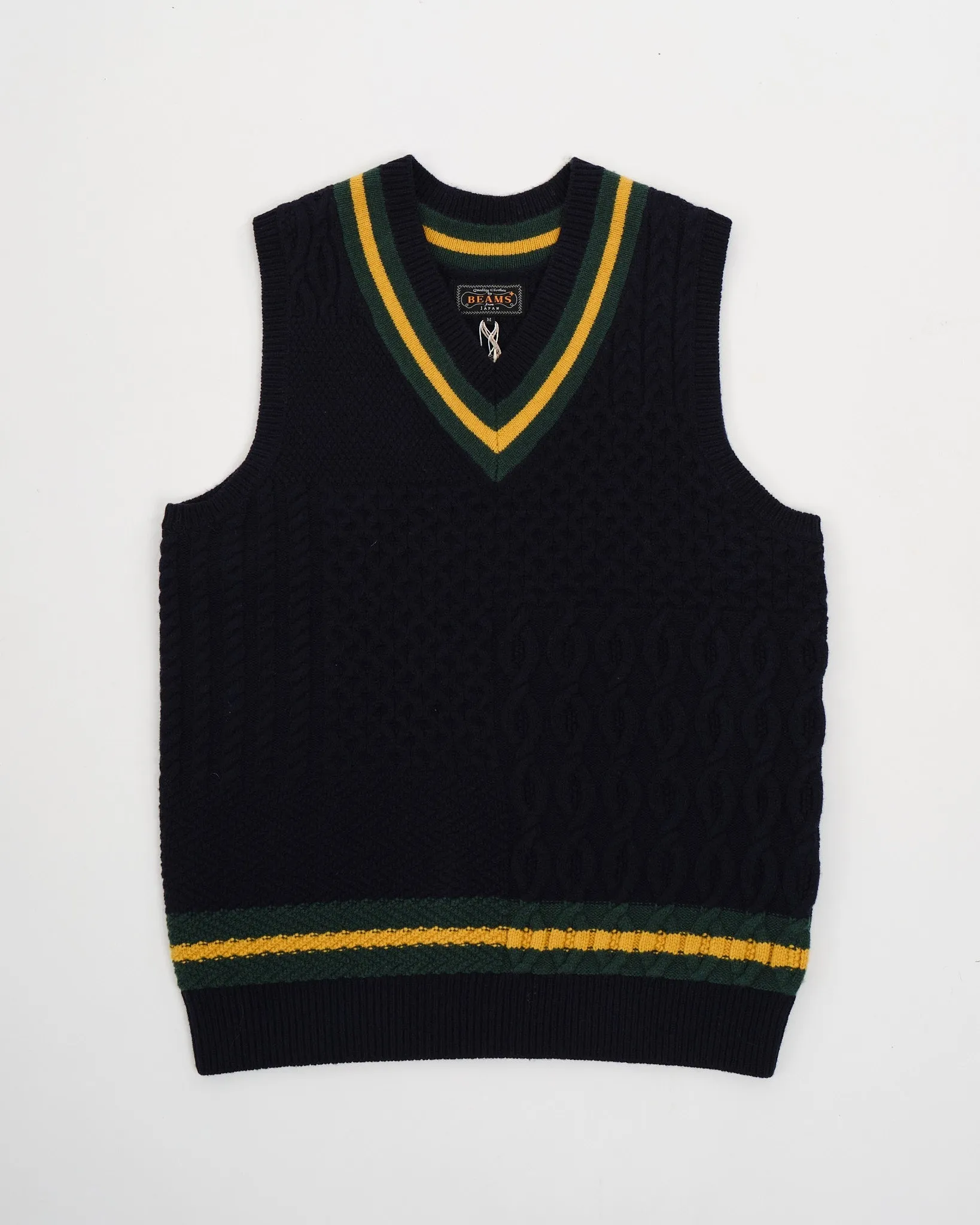 Cricket Vest Patchwork Like Navy