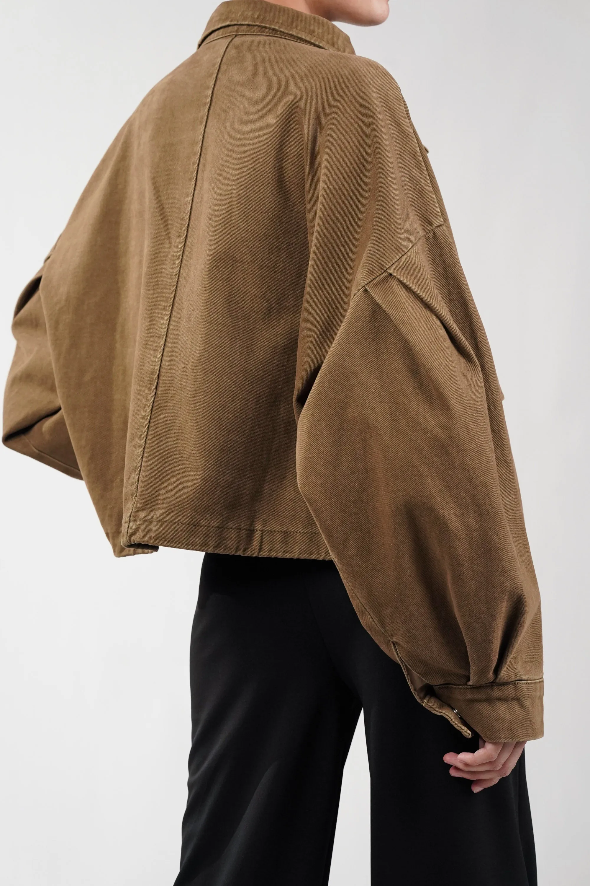 Downtown Oversized Crop Jacket