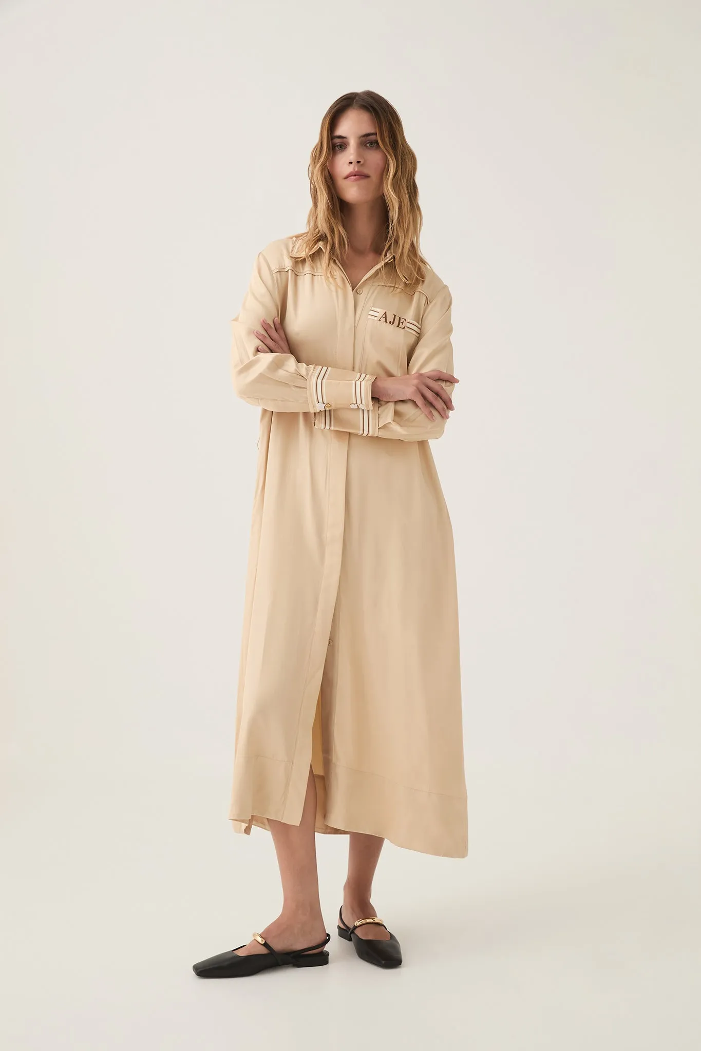 Enfilade Logo Midi Dress