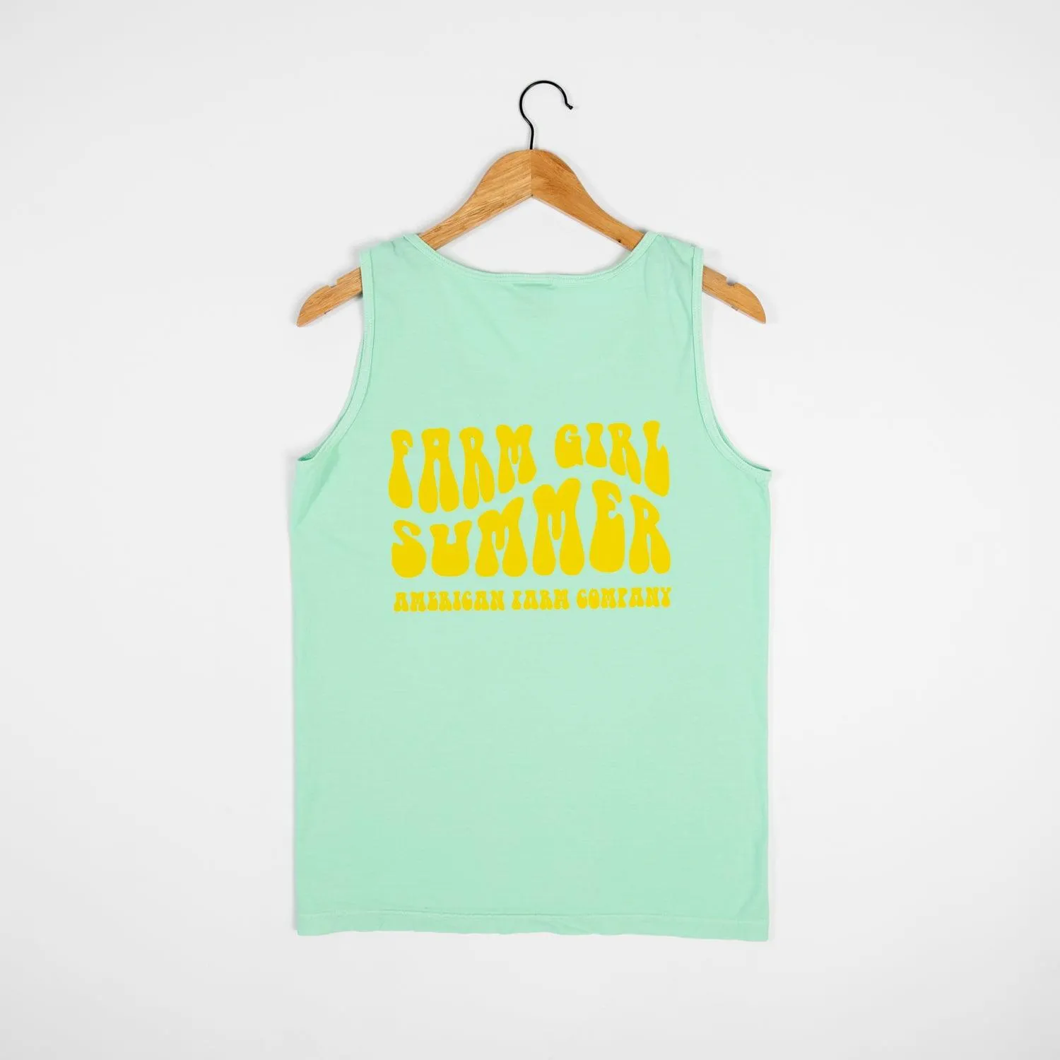 ‘Farm Girl Summer’ Mint Tank Top