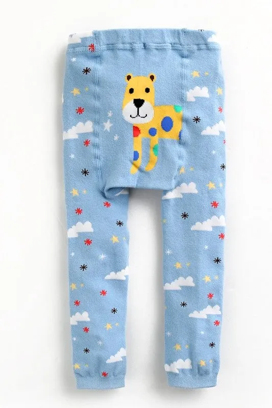 Heaven Sky Cheetah Baby Leggings