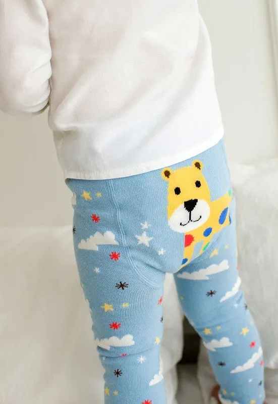 Heaven Sky Cheetah Baby Leggings