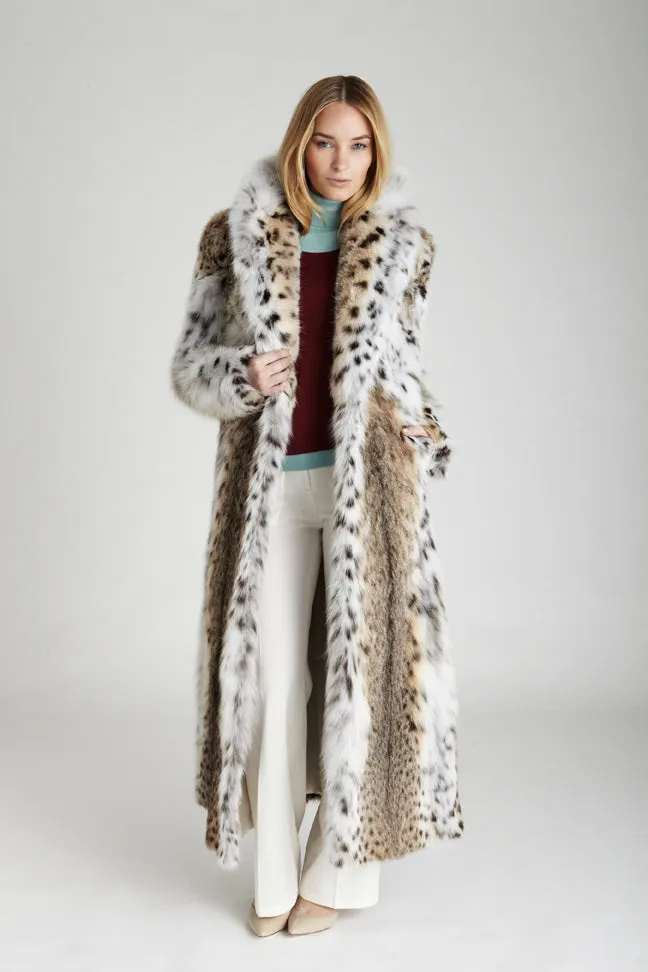 Helene American Lynx Fur Coat