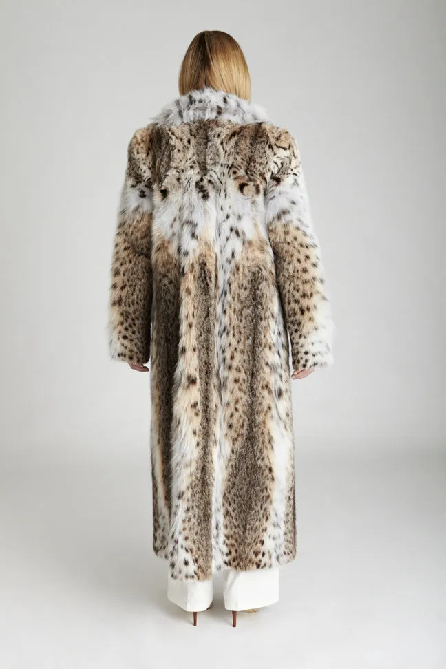 Helene American Lynx Fur Coat