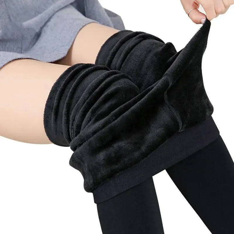 High Waist Warm Velvet Leggings