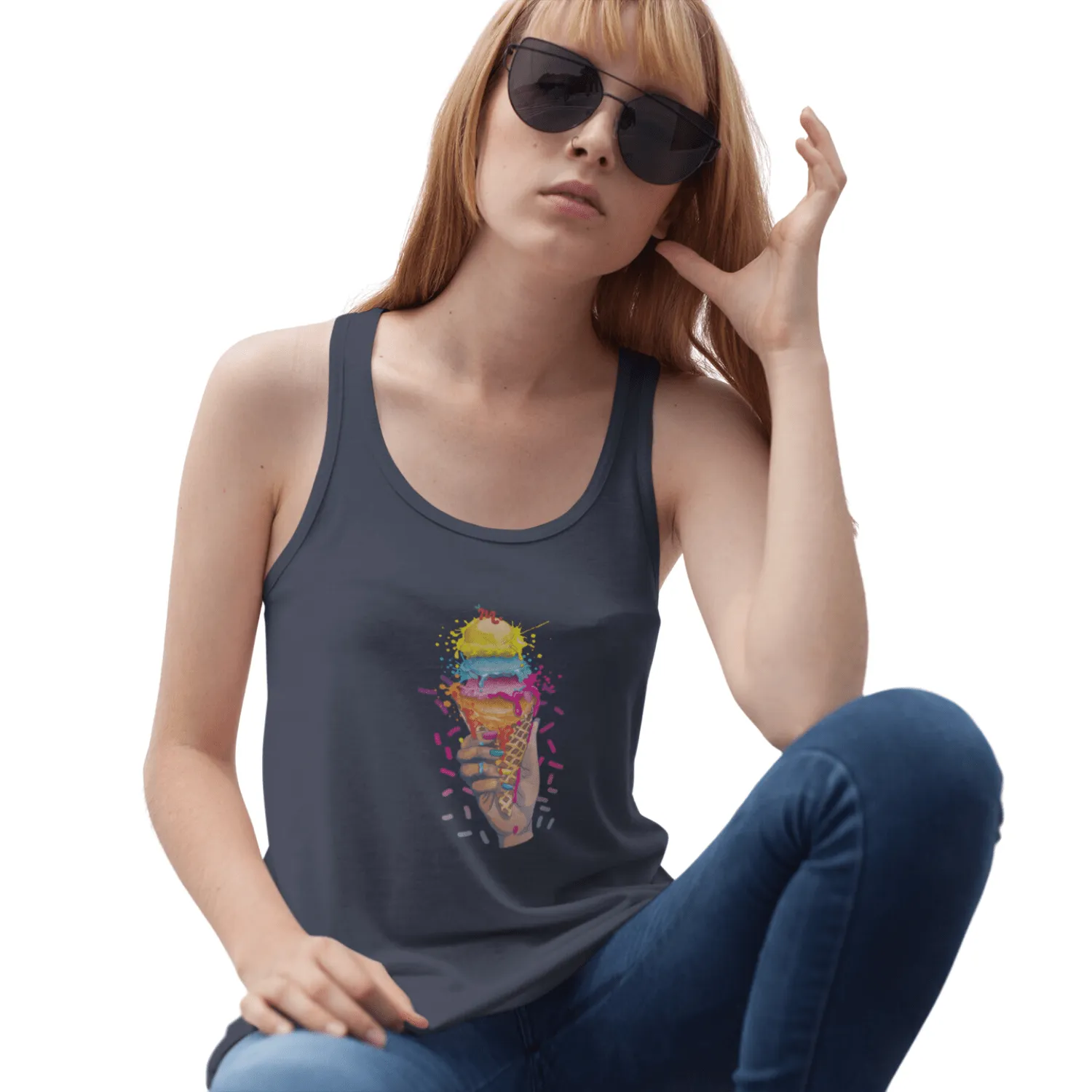 Ice Cream Nails - Jersey Tank Top