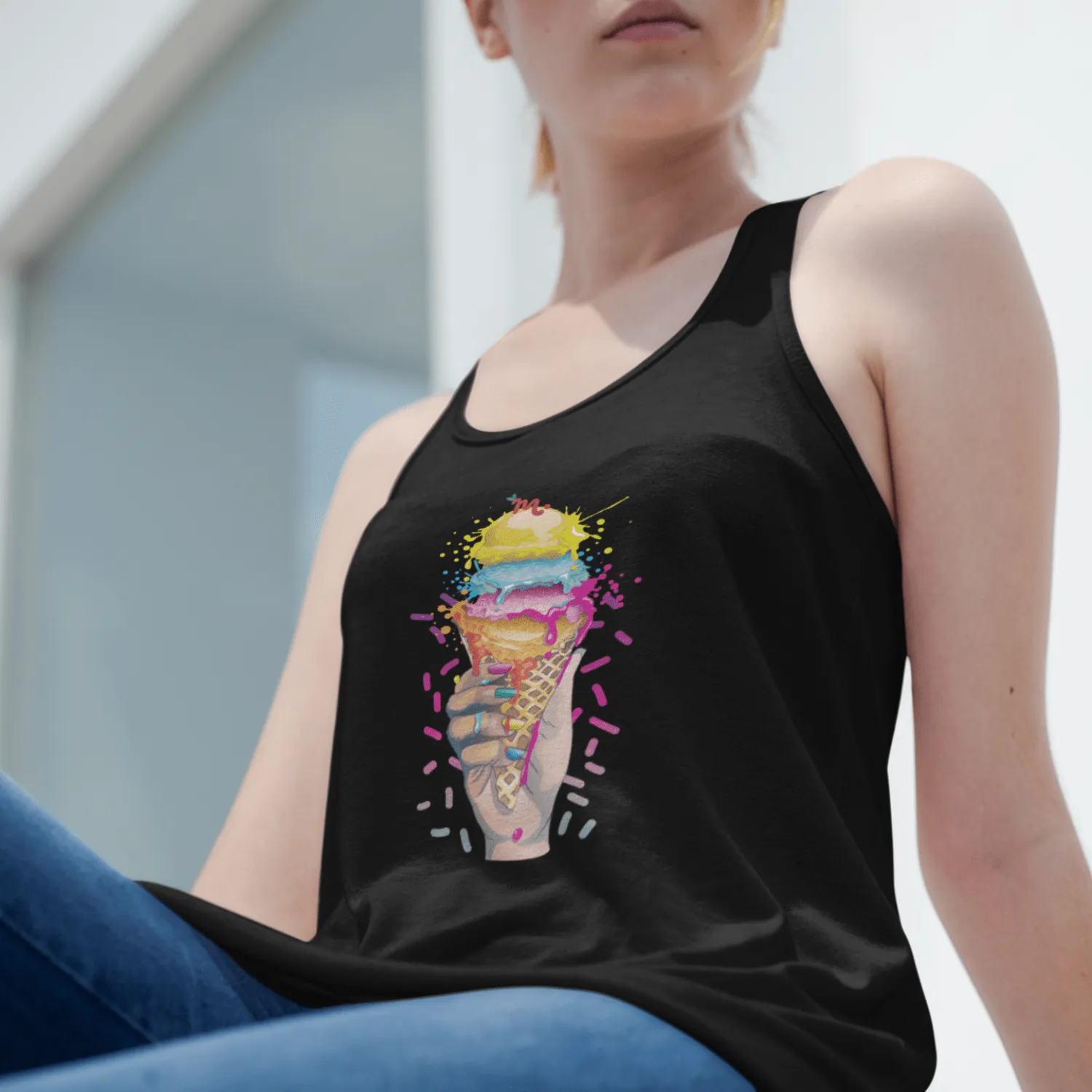 Ice Cream Nails - Jersey Tank Top