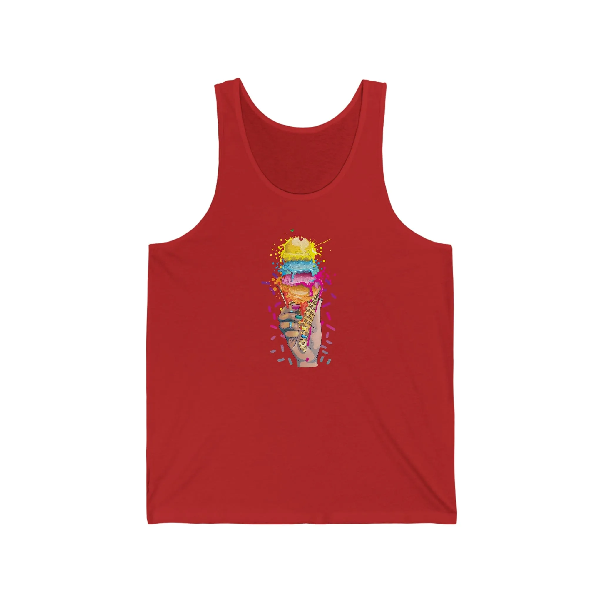 Ice Cream Nails - Jersey Tank Top