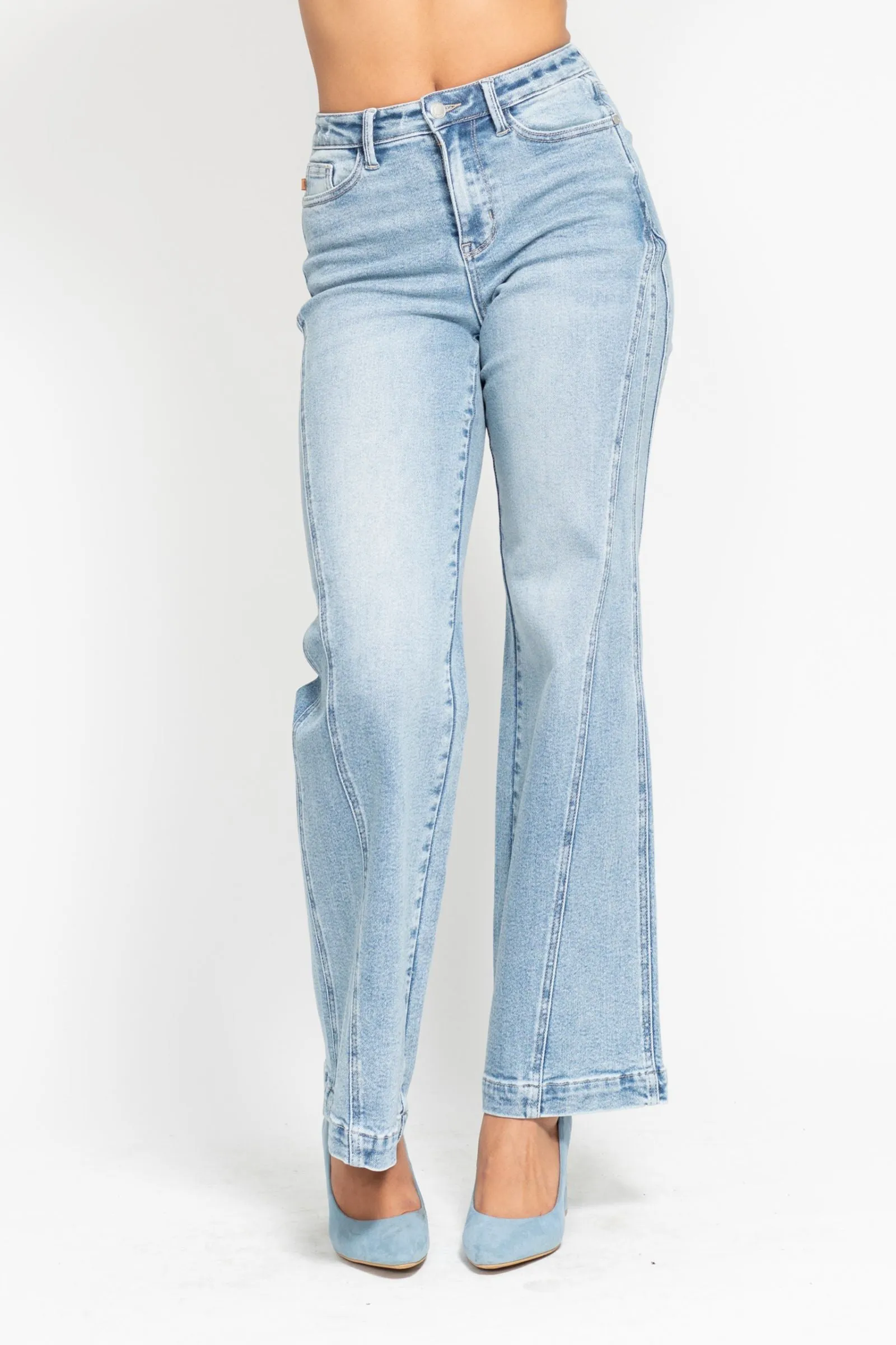 Judy Blue Ciarra Retro Wide Leg Jeans