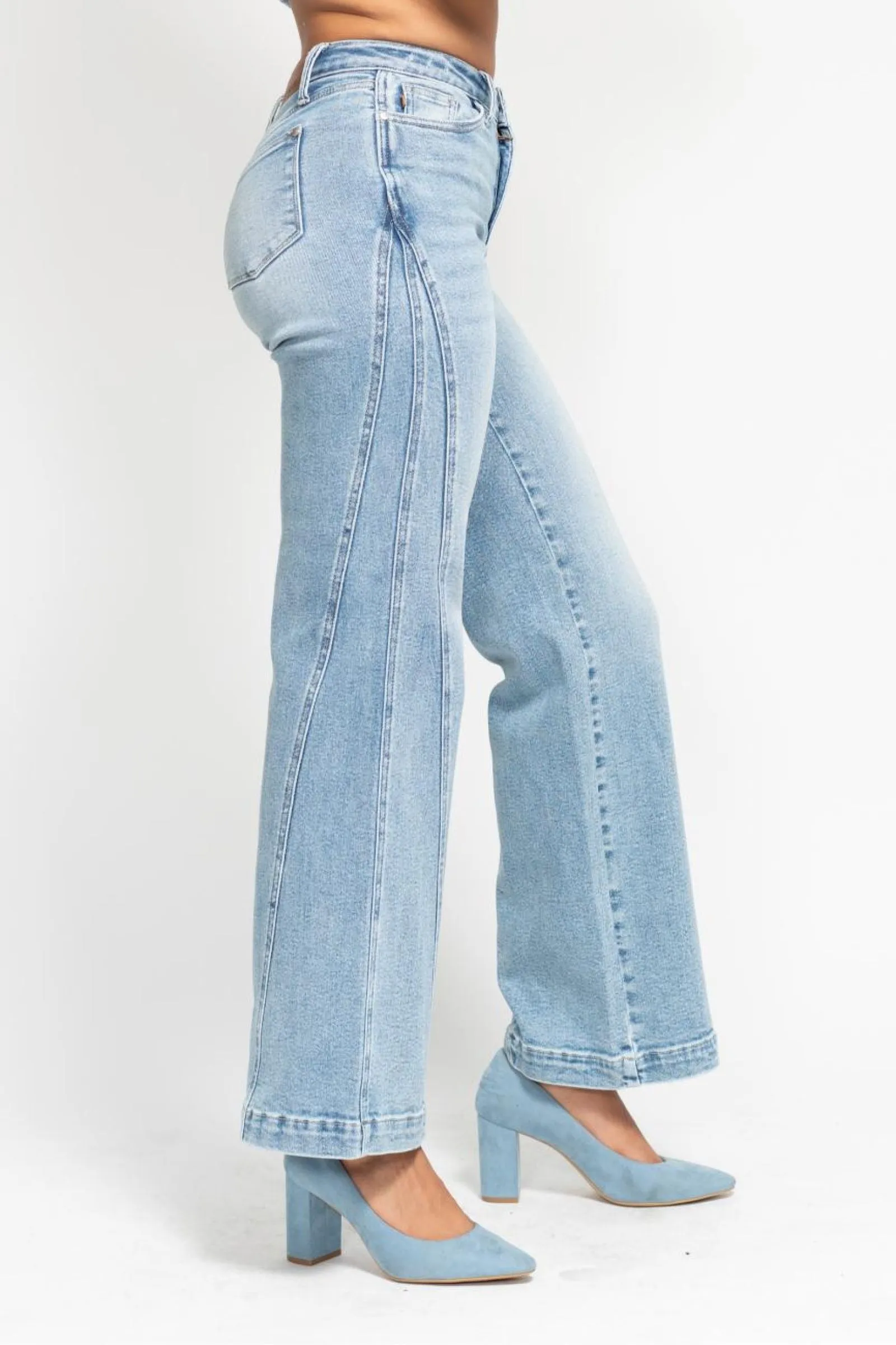 Judy Blue Ciarra Retro Wide Leg Jeans