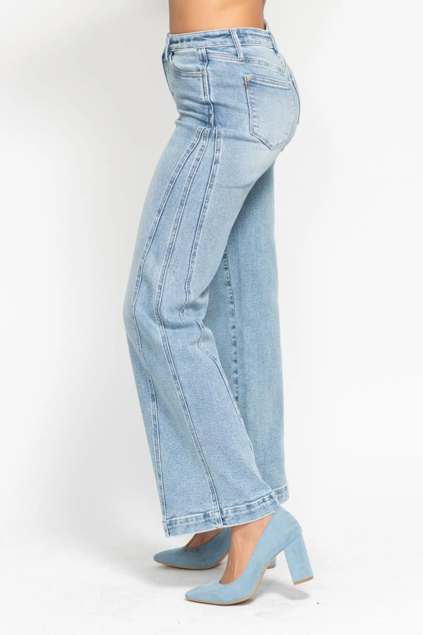 Judy Blue Ciarra Retro Wide Leg Jeans