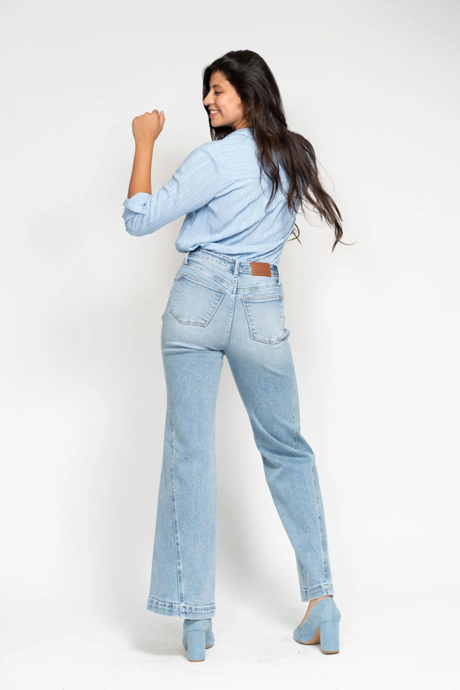 Judy Blue Ciarra Retro Wide Leg Jeans