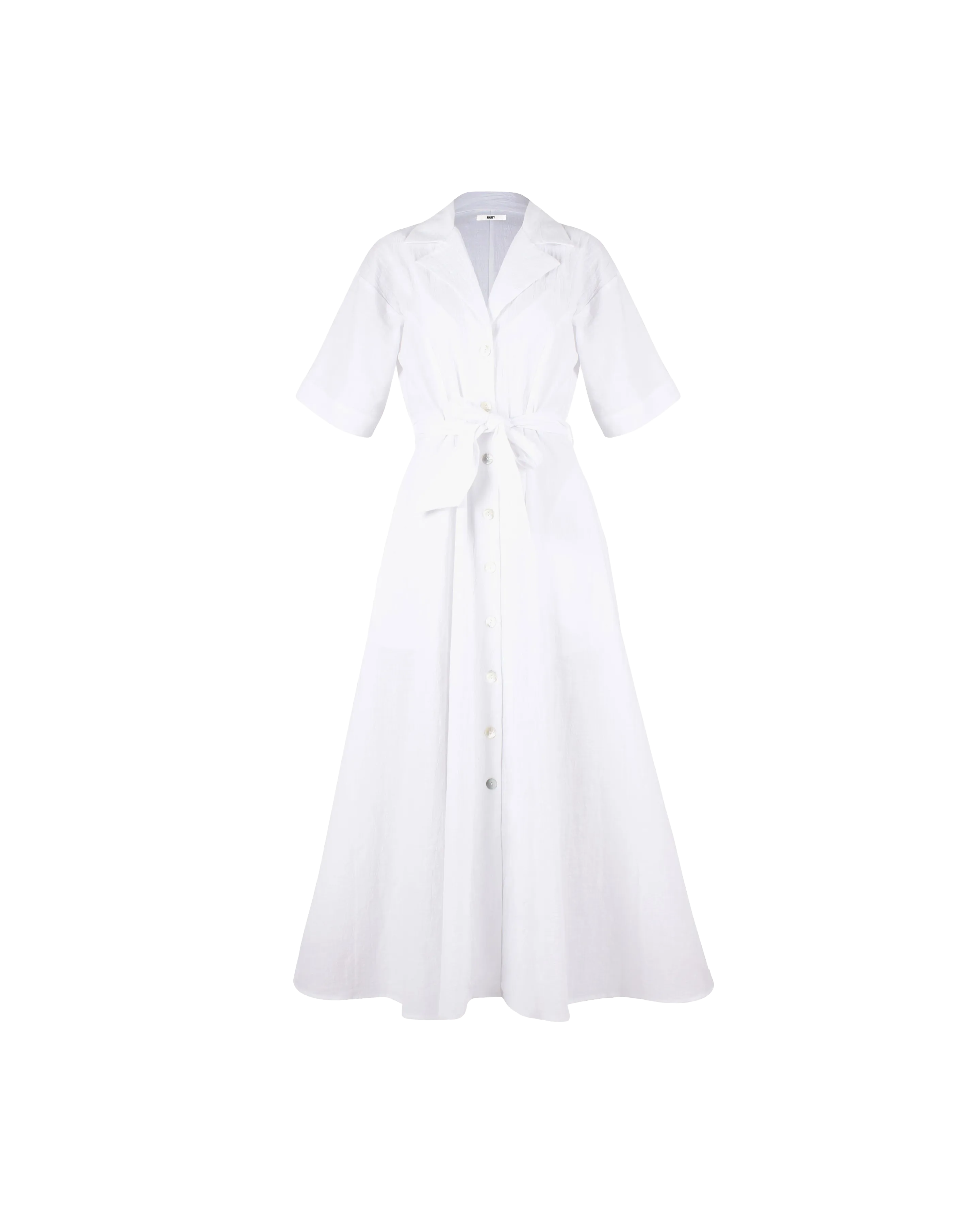 MARLEY SHIRT DRESS WHITE