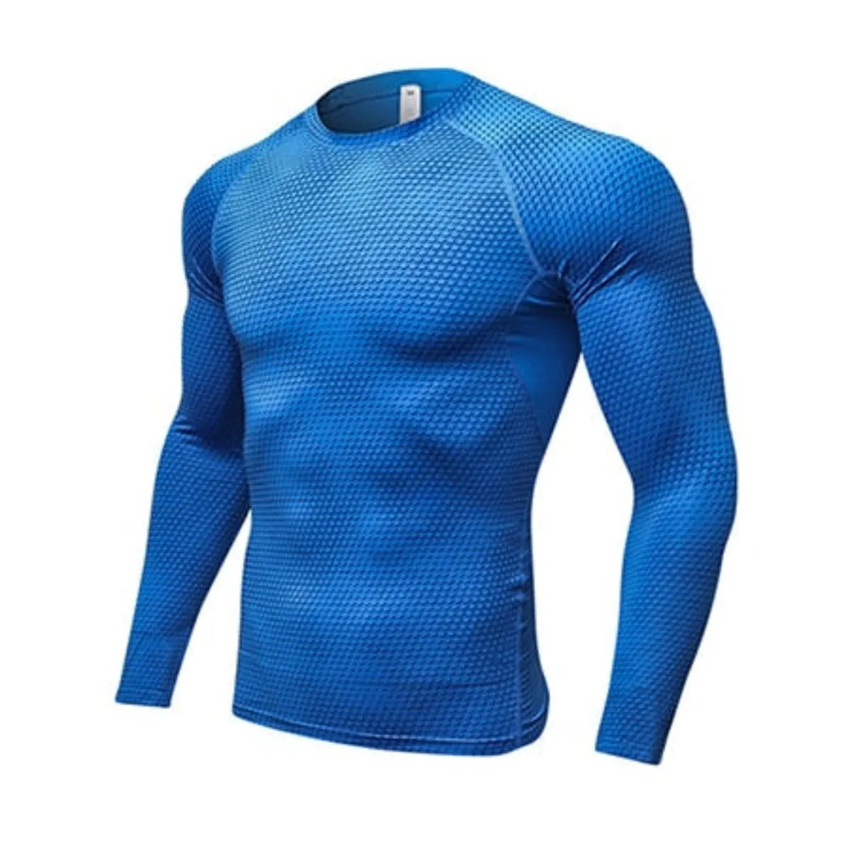 Men's 3D Print Thermal Shirt - Blue