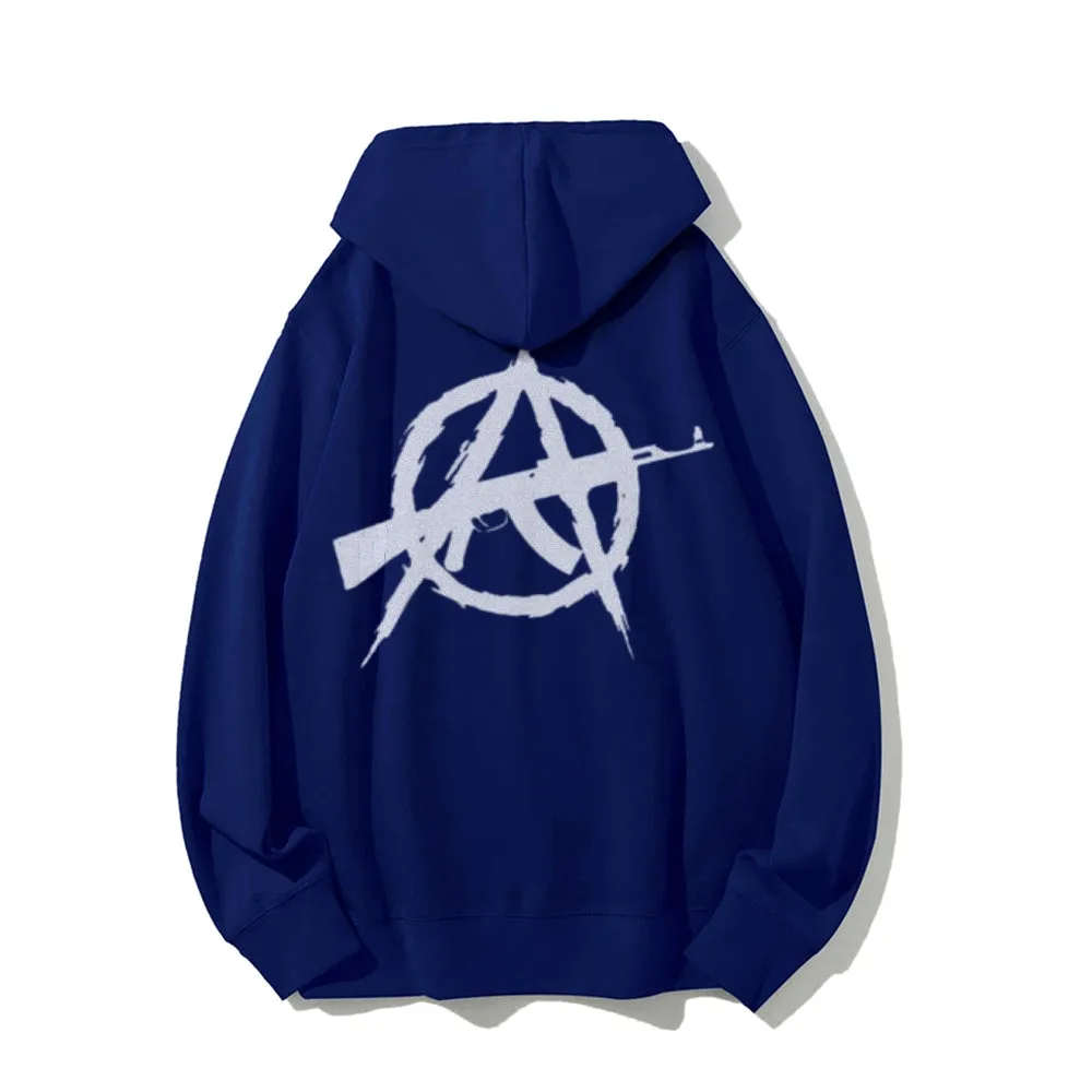 Mens Anarchy Graphic Hoodies