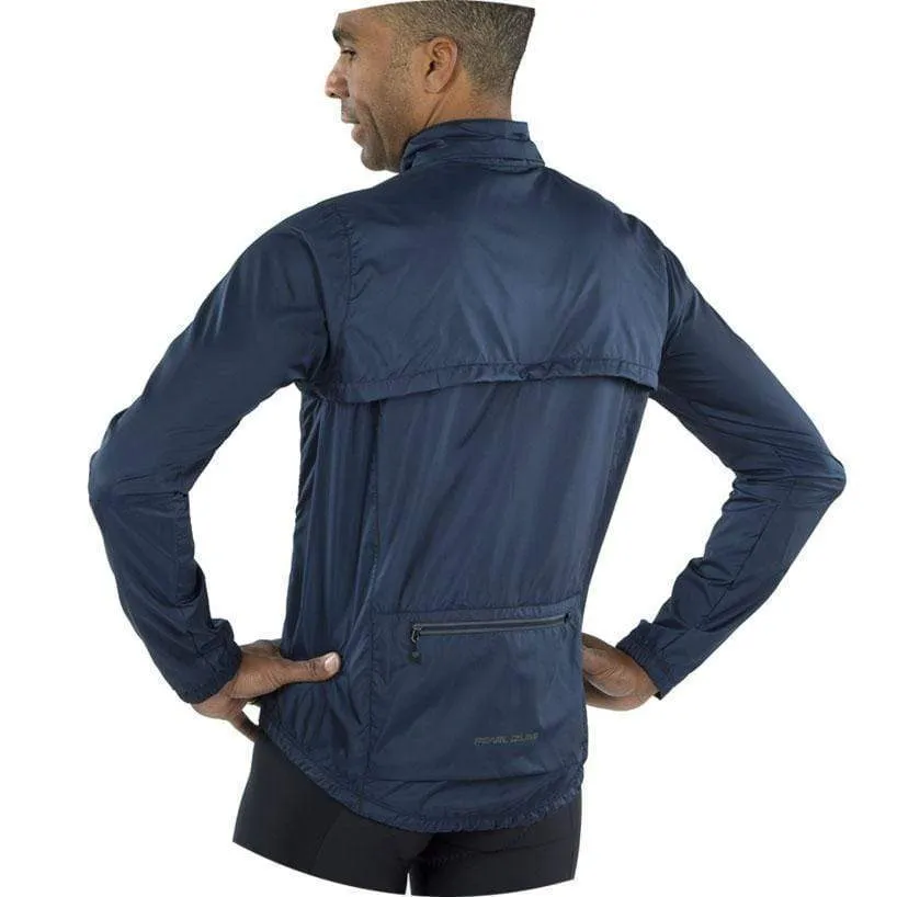 Men's ELITE Escape Convertible Road Bike Jacket - Navy Blue