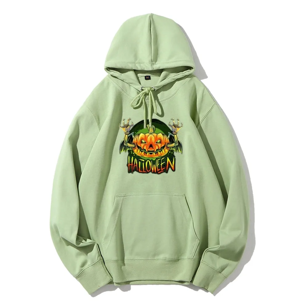 Mens Halloween Vamprie Bat Graphic Hoodies