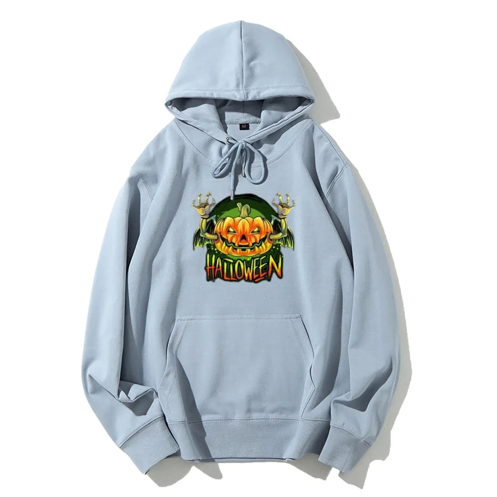 Mens Halloween Vamprie Bat Graphic Hoodies