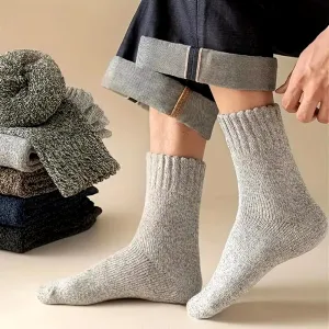 Men's Retro Wool Socks – 5/10 Pairs