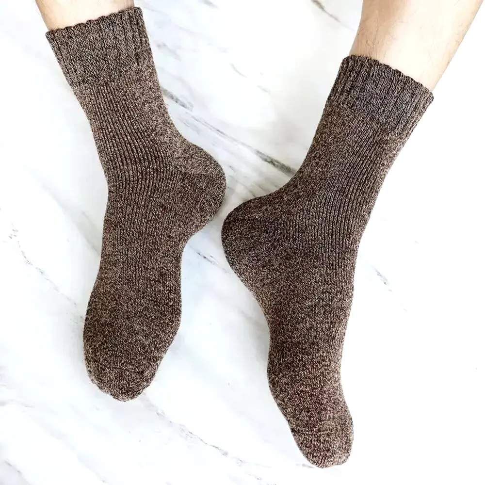 Men's Retro Wool Socks – 5/10 Pairs