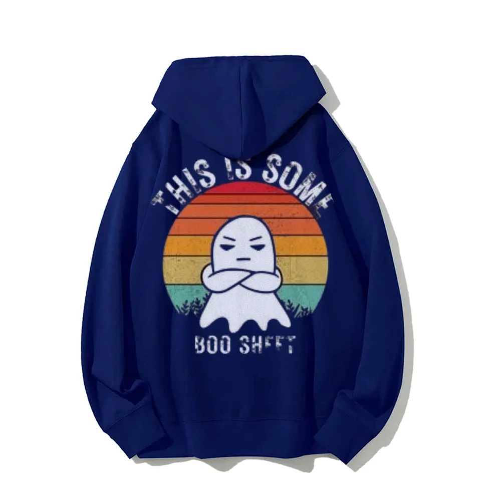 Mens THIS IS SOME BOO SHEET Graphic Pullover Hoodies