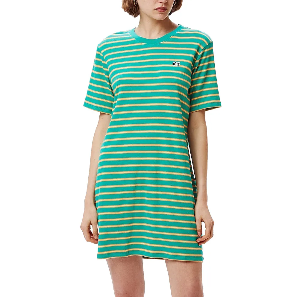 OBEY GAZER DRESS // EMERALD MULTI