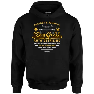 Ponyboy & Johnny's Stay Gold Auto Detailing - Unisex Hoodie