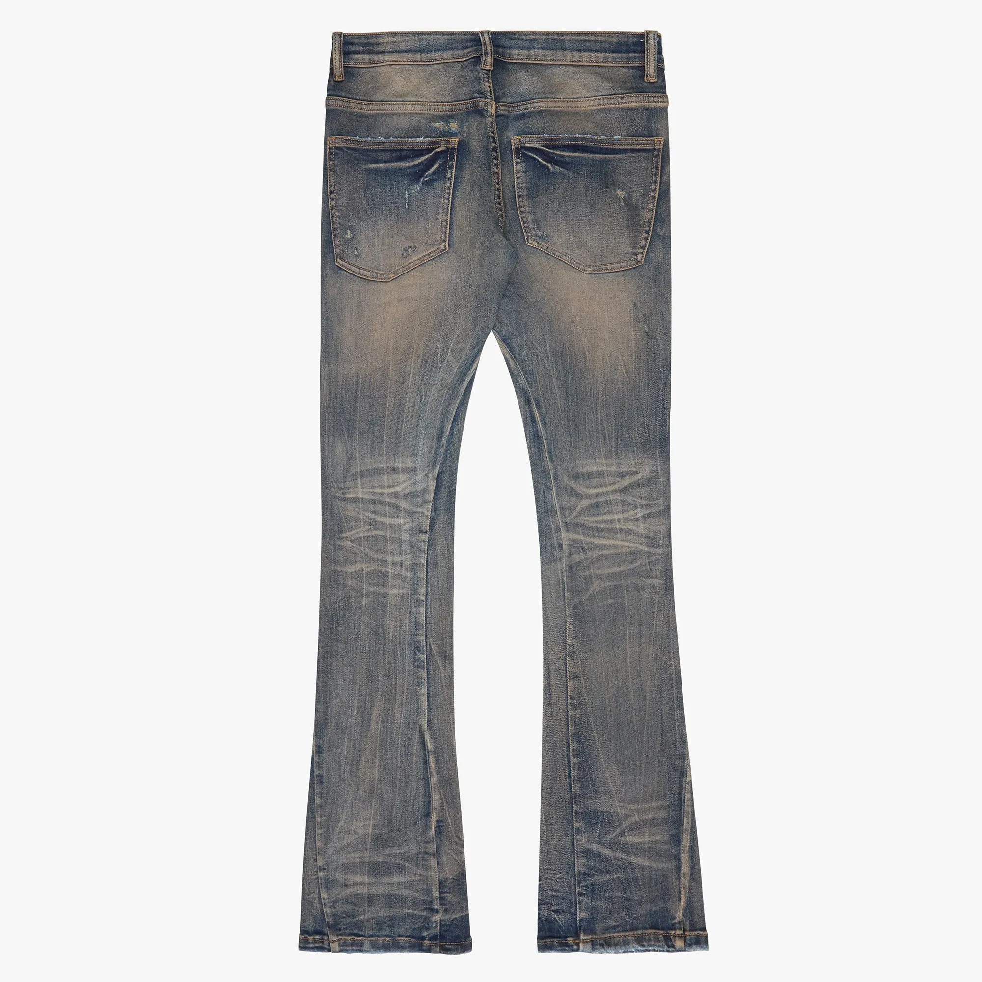 SILNT CHPTRS "Avenue" Stacked Flare Jeans